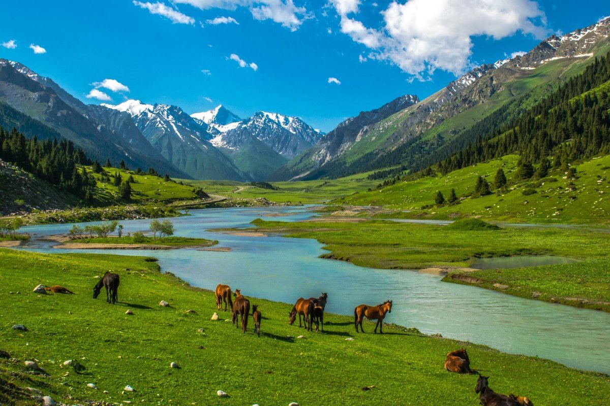 Natural Wonders of Kyrgyzstan and Architectural Art of Uzbekistan